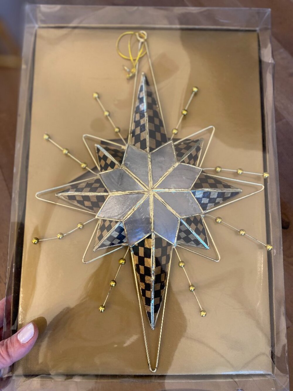 MacKenzie-Childs Precious Metals Bethlehem Star Ornament